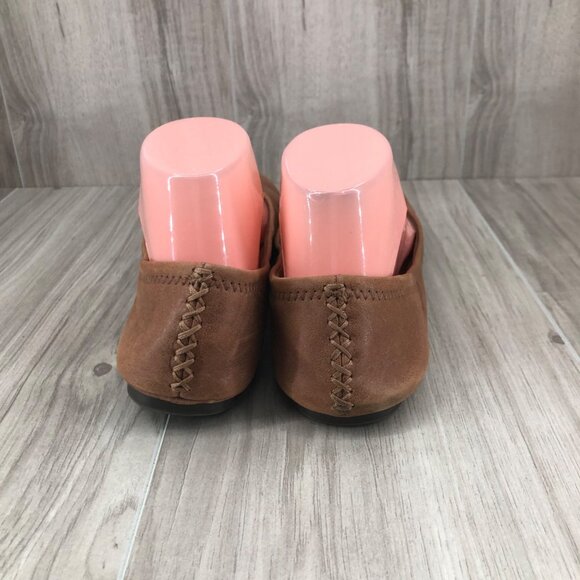 Lucky Brand Flats Womens 8.5M Emmie Brown Leather Slip On Shoes - Picture 8 of 11